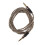 Cable para audífonos 3,5 mm macho-macho 120 cm 2,5 mm plateado 11