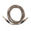Cable para audífonos 3,5 mm macho-macho 120 cm 2,5 mm plateado 15