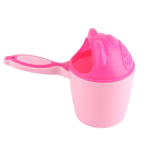 Tazza rosa per risciacquo dello shampoo per bambini, 15 cm / 5,9 in 1