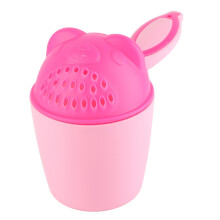 Gobelet de rinçage pour shampoing bébé, rose, 15 cm/5,9 po, pour le bain