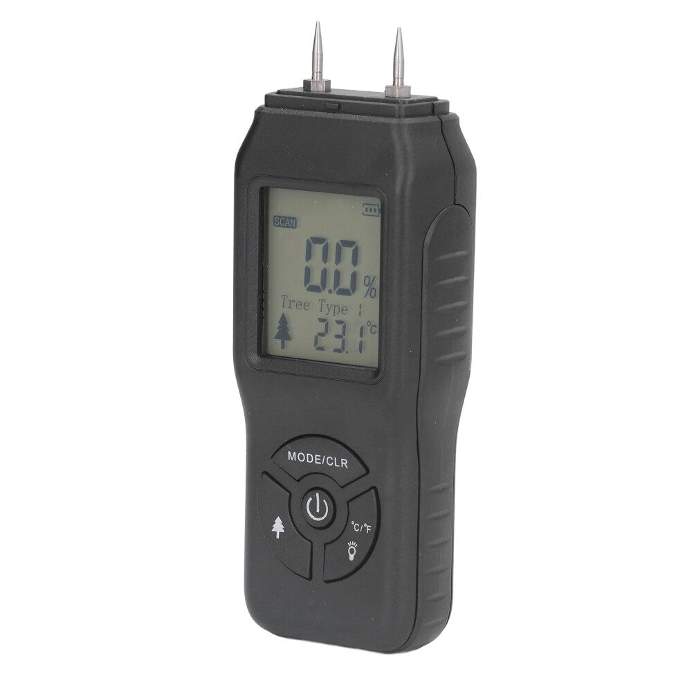 Wood Moisture Meter Large Lcd Easy Operation Atc Function Wide Application Stable Accurate Durable Water Leaking Detector 3231321749621