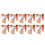 10 pezzi di toppe termoadesive con motivo coniglio, Pasqua, 6x5,5 cm 15