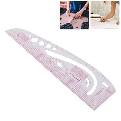 3245 Righello da sarto One Piece, plastica trasparente