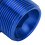 Vis pour cache-vilebrequin M20 10 g alliage d'aluminium bleu 8