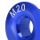 Vis pour cache-vilebrequin M20 10 g alliage d'aluminium bleu 5