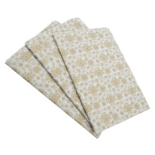 30 piezas de papel de regalo, impresión dorada, Eco