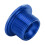 Vis pour cache-vilebrequin M20 10 g alliage d'aluminium bleu 6