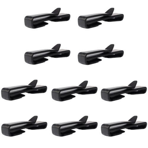 Supporto in plastica per copertura facciale da sci, nero, 2,5 cm 2