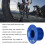 Vis pour cache-vilebrequin M20 10 g alliage d'aluminium bleu 9