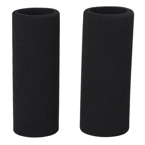 1 par de puños de espuma para manillar 31mm 12.2cm negro 1