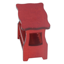 1:12 Mesa de té de abedul para casa de muñecas 6.5x5.5x3.6 cm 0.0L