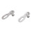 CANSUCC hebilla de conector de cadena de acero 9S para 5 pares 5