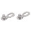 CANSUCC hebilla de conector de cadena de acero 9S para 5 pares 12