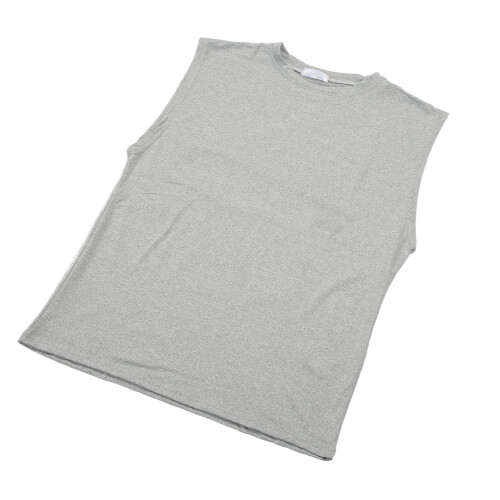 Débardeur homme gris uni pour musculation taille XL 2