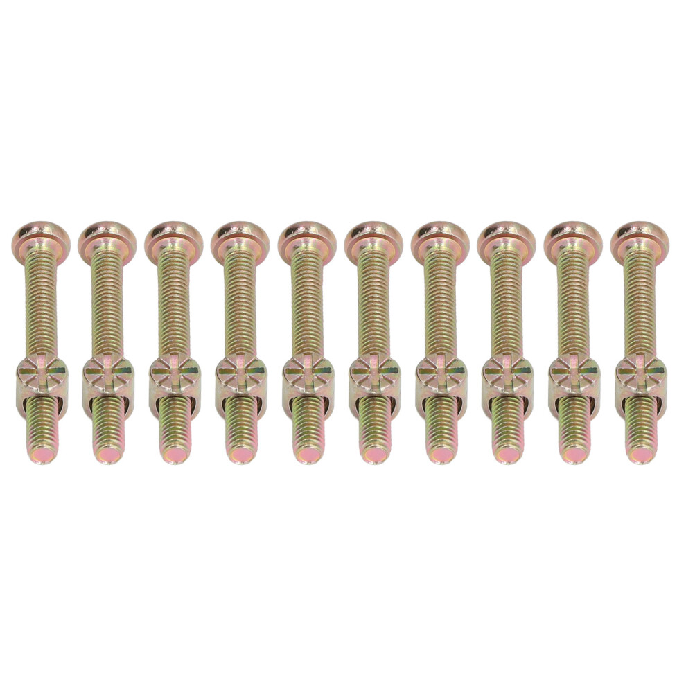 10 Sets Baby Bed Crib Screw M6 Galvanized Stainless Steel Hex Socket Head Cap Screws Hardware Kit For Furniturem6x40mm 4371321752142