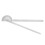 Goniometro 0-180 a due braccia Finder argento 250mm 5