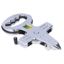 30m Portable Stainless Steel Frame Ruler Thick Durable Hand Operated Steel Frame Ruler Surveyor Tool