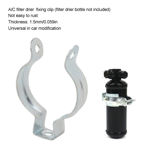 Refrigerant AC Filter Dryer Mounting Clamp Clip Universal for Car Air Conditioner Modification 2
