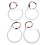 Kit Halo Angel Eyes LED blancs pour E46 E90 E91 3528 11