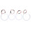 Kit Halo Angel Eyes LED blancs pour E46 E90 E91 3528 1