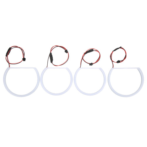 Kit Halo Angel Eyes LED blancs pour E46 E90 E91 3528