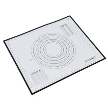 Tapete de silicona para repostería 160 g, 50 x 60 cm, negro