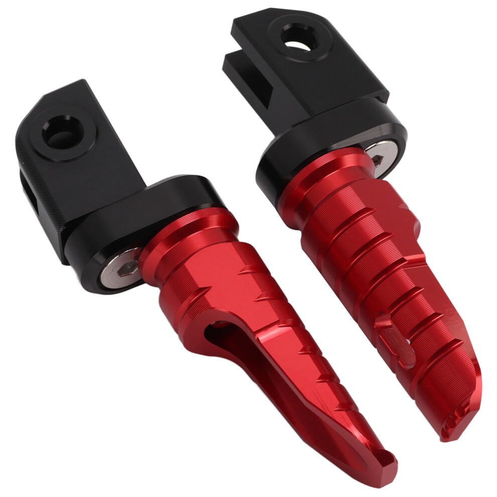 2Pcs Motorcycle Front Foot Pegs Cnc Aluminium Alloy Footrest Replacement For Aprilia Rs660 Rsv4 Tuono 660 V4 1100Red 3181321756894