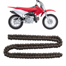 Cadena de bicicleta 25H, 138 eslabones, de aleación metálica para 47cc/49cc