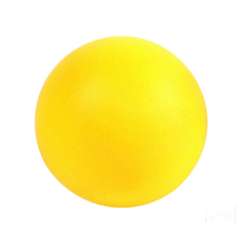Balle silencieuse d'intérieur de 18 cm en PU éponge orange/jaune. 1