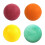 Balle silencieuse d’intérieur 18 cm orange/vert/vin rouge 9