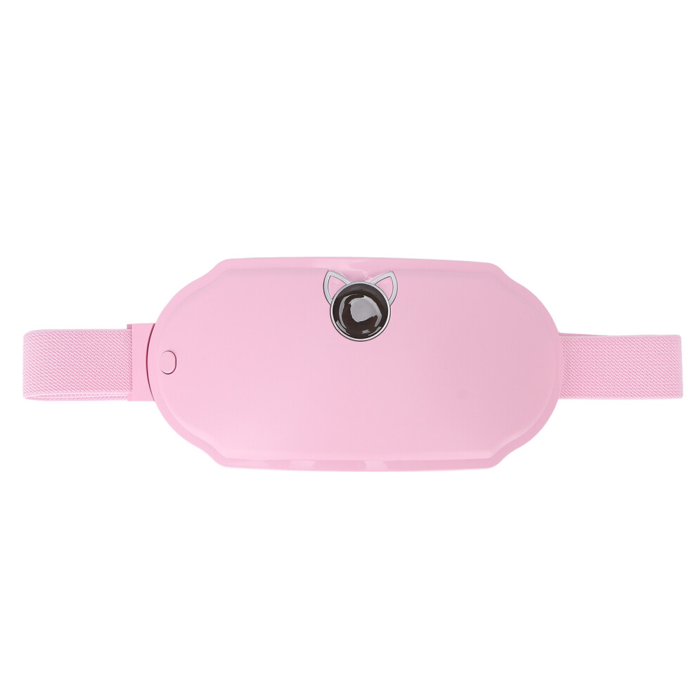 Pink Menstrual Heating Belt 6 Temperature Gear Quickly Heating Vibration Electric Waist Belt For Women