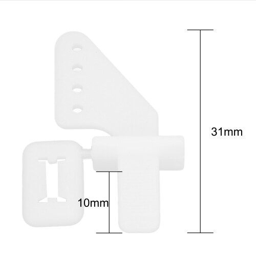 Cornetas de control enchufables de 4 orificios para aviones RC de espuma - kit de 20 piezas 1