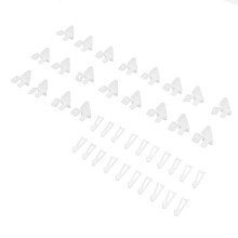 Cornetas de control enchufables de 4 orificios para aviones RC de espuma - kit de 20 piezas