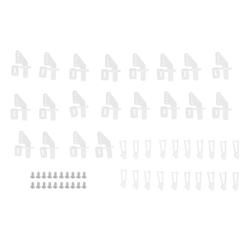Cornetas de control enchufables de 4 orificios para aviones RC de espuma - kit de 20 piezas 2