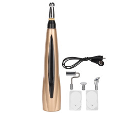 Bolígrafo de masaje de meridianos 180mAh ABS, masajeador de 9 velocidades