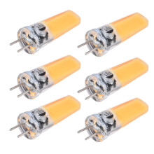 6 piezas GY6.35 5W Bombilla COB 500 lúmenes 50x16mm Blanco cálido