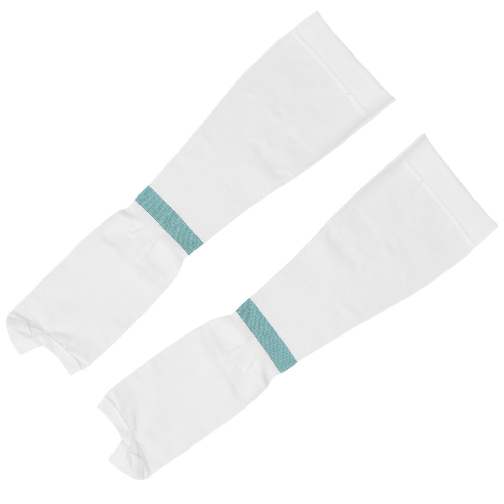 Green Compression Socks 15Â20 Mmhg Toeless Knee High Promote Circulation Pressure Sleeves L Size
