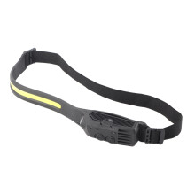 Luz frontal LED COB USB 1200mAh 3.3cm Silicona Blanca