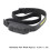 Luz frontal LED COB USB 1200mAh 3.3cm Silicona Blanca 5