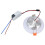Luz de techo LED de 9W con sensor IR, blanco cálido 5
