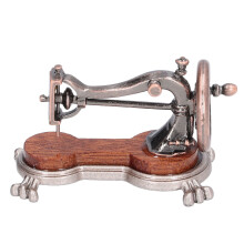 Máquina de coser para casa de muñecas a escala 1:12 - Aleación + Madera