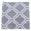 Housse de protection 21x33,5x33,5 cm gris fleuri 14