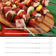 10 pièces d'aiguille pour enseigne de barbecue en acier inoxydable 8,2 oz