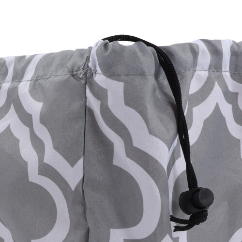 Housse de protection 21x33,5x33,5 cm gris fleuri 2