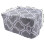 Housse de protection 21x33,5x33,5 cm gris fleuri 8
