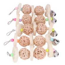 Juguete masticable de lufa para loro Sepak Takraw 5x25 cm