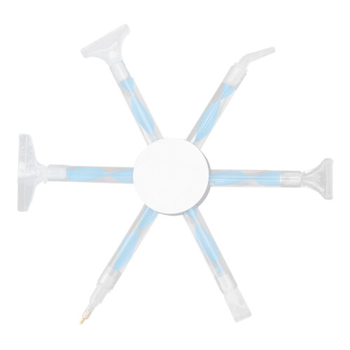 Penna per pittura di diamanti blu Multi Link con 6 punte 2