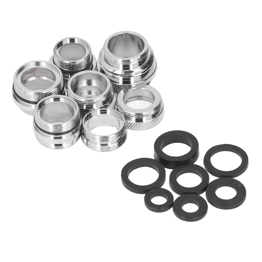 7Pcs/Set Male Female Faucet Adapter Kit With Gasket Brass Aerator Adapter Set For Garden Hose Kitchen Sink 7601321762580