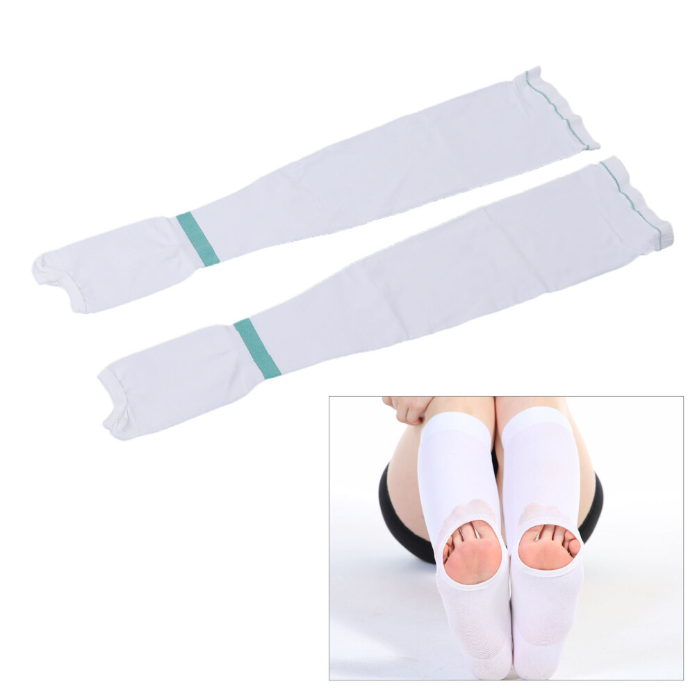 Compression Stockings 15â20mmHg Men Women Elastic Support Thigh High Compression Stockings L
