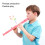 ABS Recorder Instrument 8 Hole Soprano Recorders for Kindergartens Elementary SchoolsPink 7